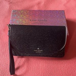 Kate Spade Black Wristlet
